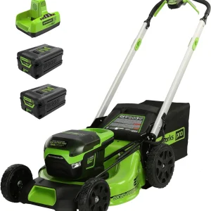 60V 21¡± Cordless (Self-Propelled) Lawn Mower , 2 x 4.0Ah Batteries and Dual Port Rapid Charger(60V 21)