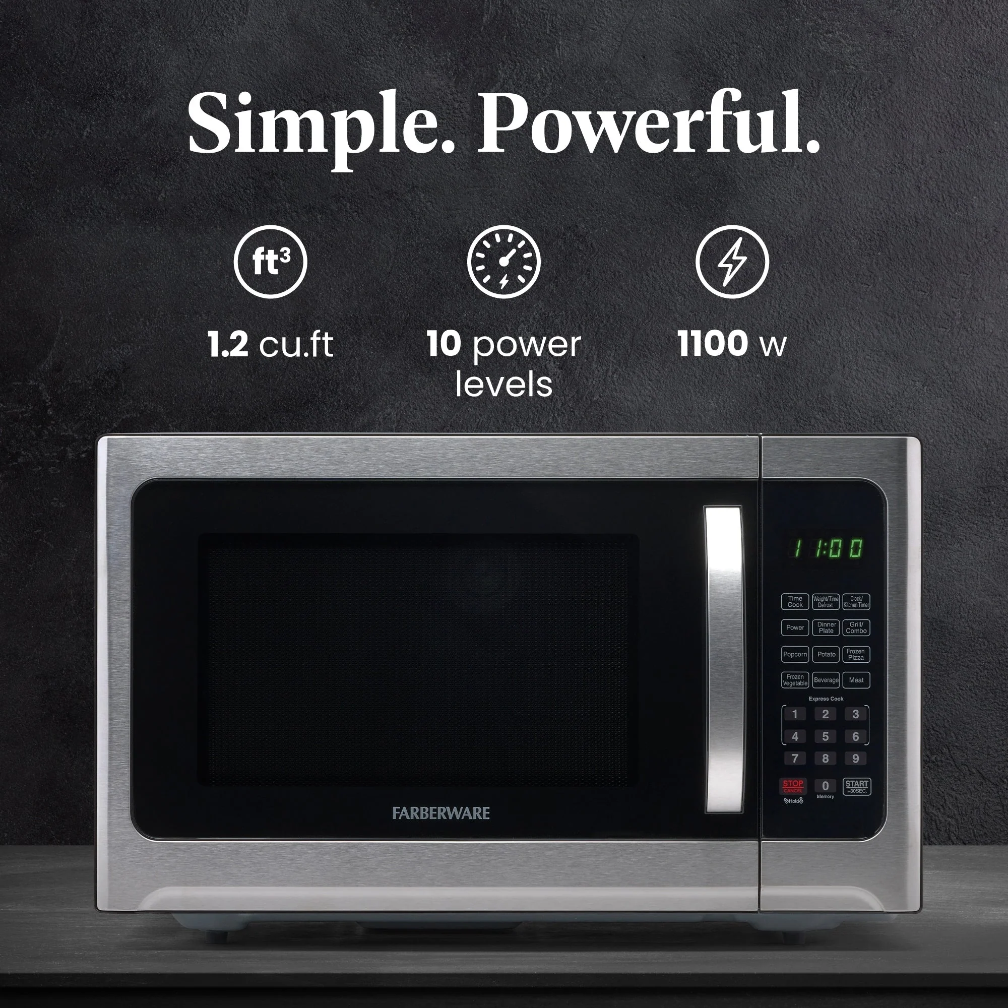 00e6518cff247e5e7a303ad40f063940d41b988d0aa956d42e5a924b83b2db5f Professional 1.2 Cu.Ft. Microwave and Grill Oven(Stainless Steel)