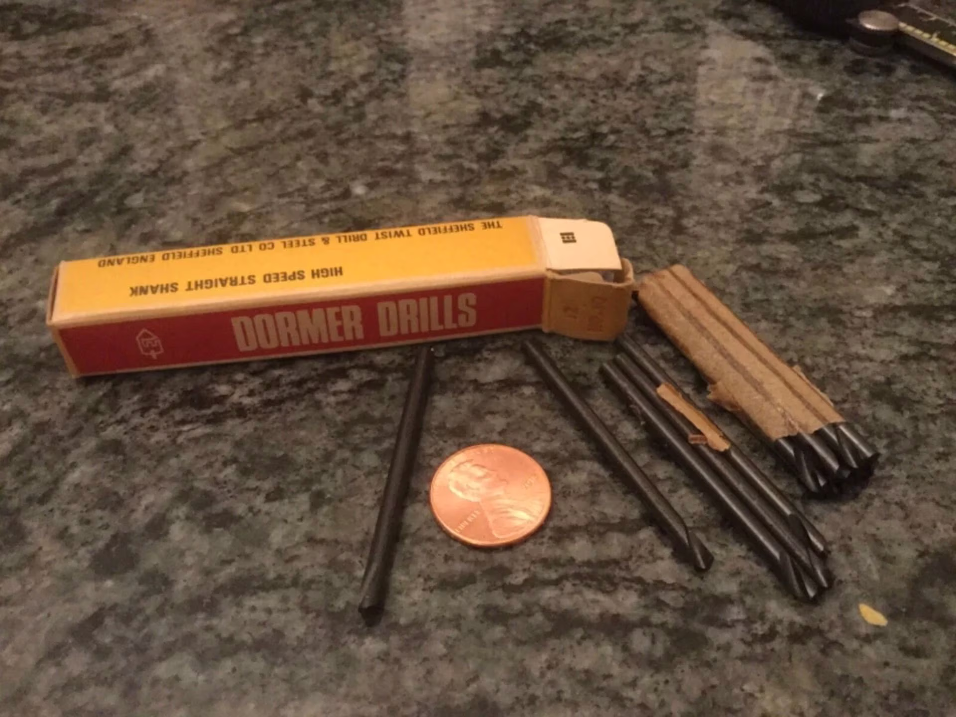 KNACK - 12 Dormer England Special Short Flute # 30 Stub 1/4 Flute X 2 Long Drill Drills
