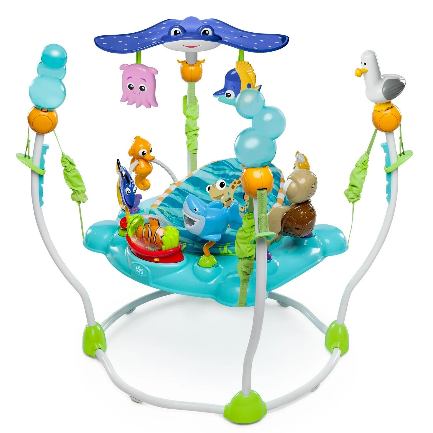 01a687df022cdfca33a67d466f6309c8f7692f420b48a74c705baad81b21f1a9 Bright Starts Baby Finding Nemo Sea of Activities Jumper Infant Entertainer, Unisex