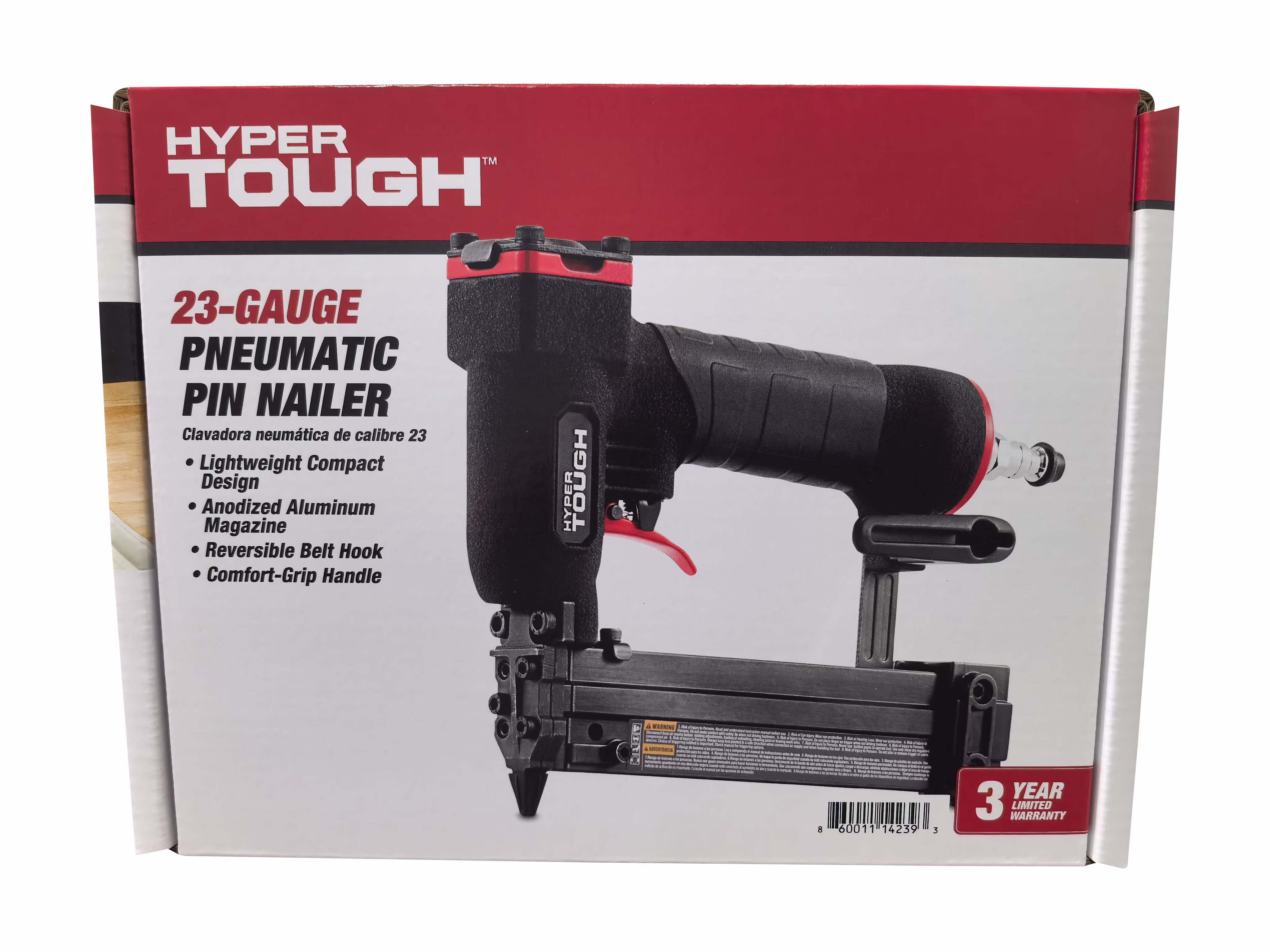 028ed940865709620f41e01be19d25ef87c098576516b3419263db6180f0414a Hyper Tough 23-Gauge Pneumatic Pin Nailer, Air Powered Pin Nail Gun