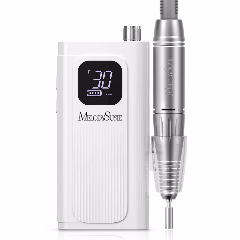 032165359f3b11851ce3a17ca92f6f331c1dd1107667a87d141899b2025bf729 MelodySusie SC300F Electric Nail Drill Machine,30000 RPM Cordless Rechargeable Nail File Kit for Acrylic Gel Nail Care Manicure Polishing Set,Purple