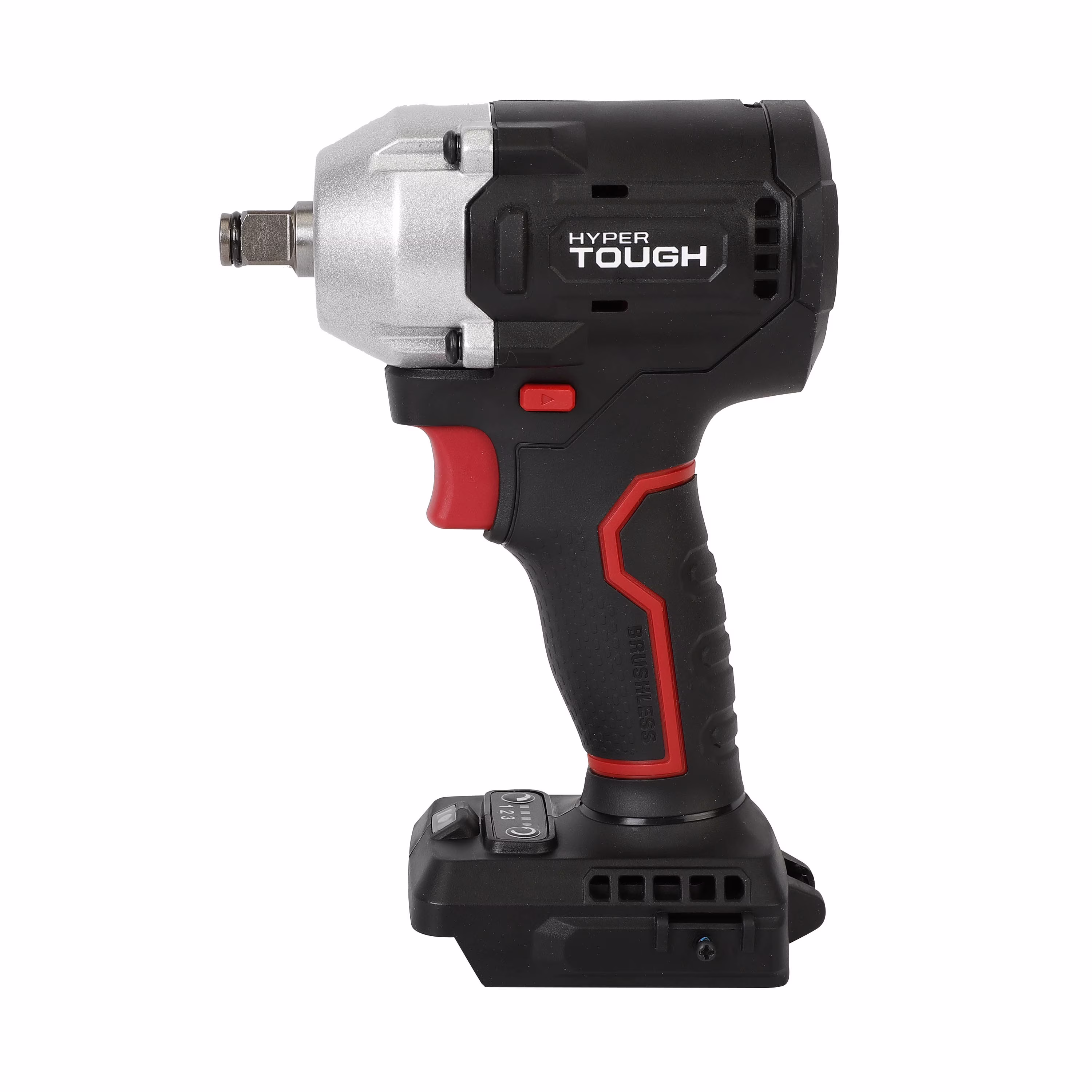0445d2fbaac680a9bc532deb8d44ad806ac7b712c9a1e15e62f3875219fb1652 Open Box Hyper Tough 20V Brushless 1/2-inch Impact Wrench, Battery & Charging Cable