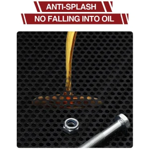 17 Gal Electric Oil Drain with 110V Pump 8 Ft Hose,Low Profile T Folding Handle Oil Drain Cart for Truck Cars SUVs