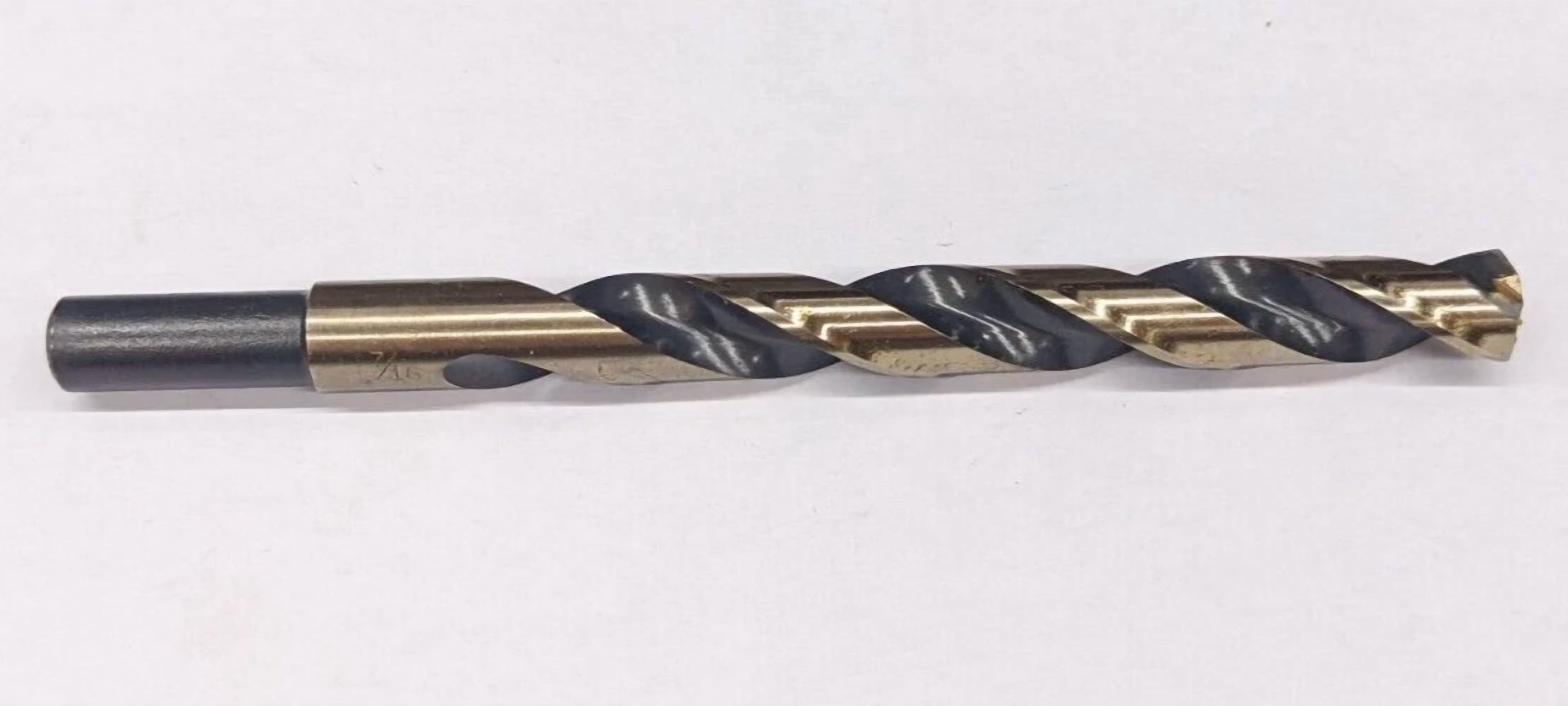 KNACK - Triumph 7/16" Jobber Length Drill Cobalt Black & Gold 135° Split Point Usa
