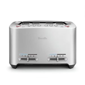Breville Die-Cast Smart Toaster, 2-Slice, Brushed Stainless Steel(2-Slice)