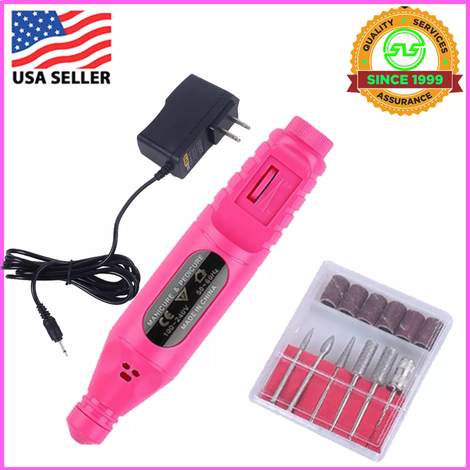 094bb600cfec98bc6bcdfcdc70bbd332c2f5daa66f720c4f2ada7f047ebed893 Electric Drill Nail File Acrylic Art Bits Manicure Pedicure Portable Machine Kit