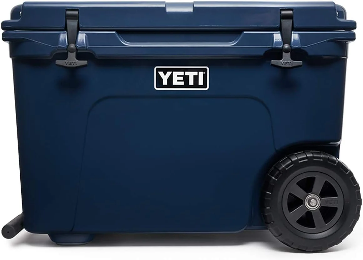 0a0cceef88efb1579f333096941b0027a74cf0241404d2788c8dc6804d021cf2 YETI Tundra Haul Cooler Box with Wheels, Navy Blue