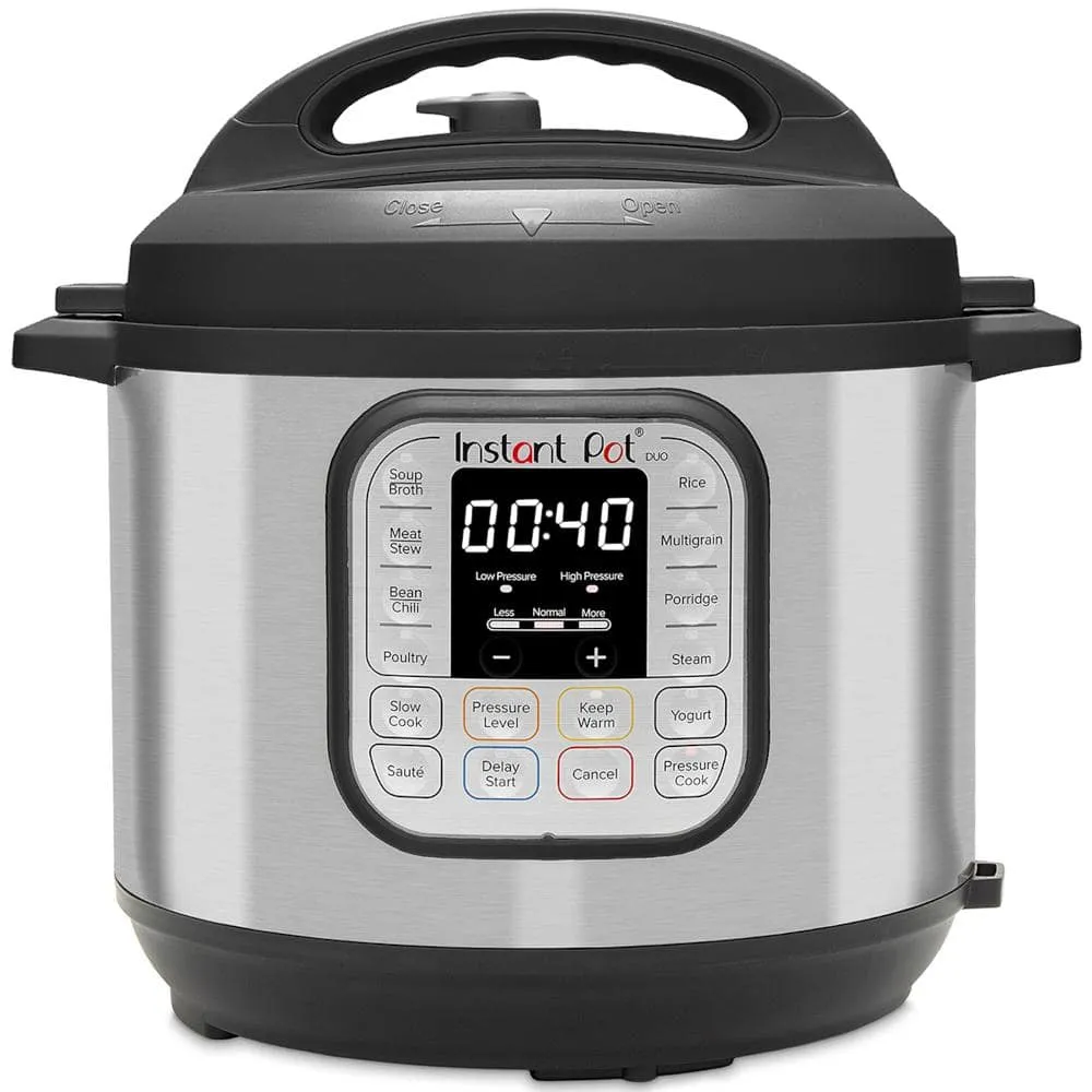 0c1f8b45870e12d58d57ec2036be30af7605bdce5e6773fff48354ee1d9ca687 Instant Pot 8 qt. Stainless Steel Duo Electric Pressure Cooker