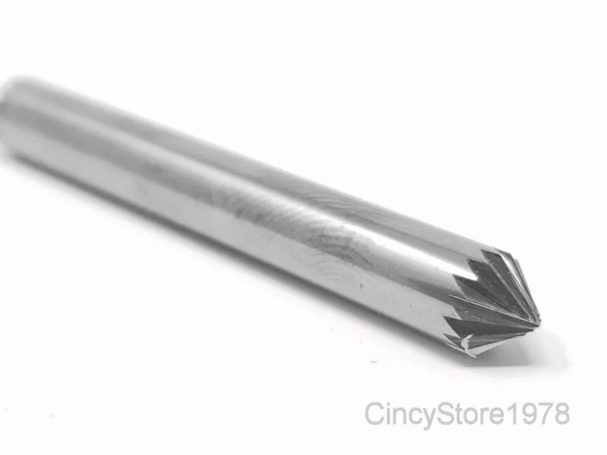 KLYNE - Sk1S Cone 90 Degree Carbide Burr Bur Tool Die Grinder Bit 1/4" Countersink