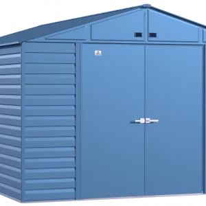 Arrow Select Steel Storage Shed, 10x14, Blue Grey