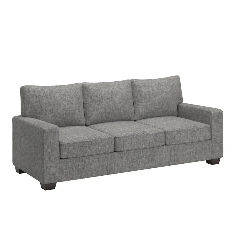 0ede77a17274b907f84b876cc160092a24de4ff59830c73ce14b87bac5d162cb Roros Fabric Upholstered Square Arm Sofa by iNSPIRE Q Classic(Grey)