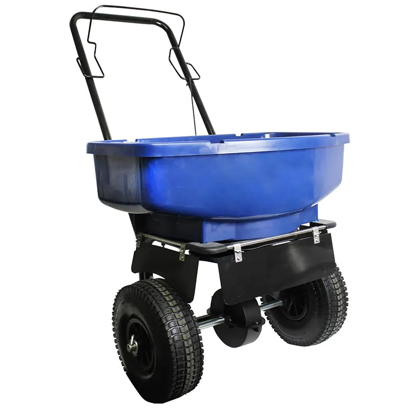 0f92760b731a176b6d696a8de7b178456d578c805d26a2ea881cc779ad58c5a0 Home Salt Spreader, 80 lbs, Ergonomic Flip Handle, Barbed Auger, Adjustable Door Opening