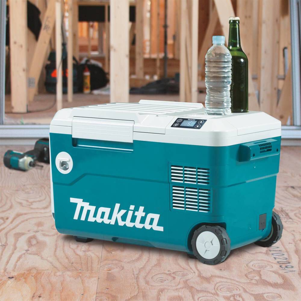 110981b89483e63a25b8fa1ec796aa23e7511651800c57f7fba7a8ae1d296fd3 Makita 18V X2 LXT Lithium-Ion 12V/24V DC Auto and AC Cooler/Warmer Tool Only DCW180Z from Makita