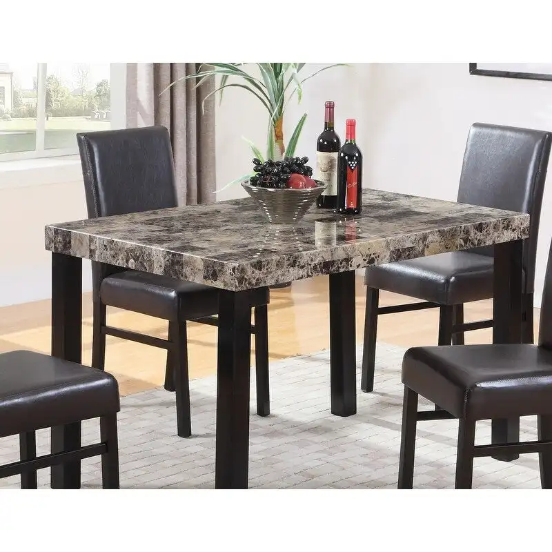1168f91812f2500ad5f0568e7e61e95a32620387721536f83f1c3de81d1f690c Best Master Furniture 48-inch Rectanglular Dining Table(Brown)