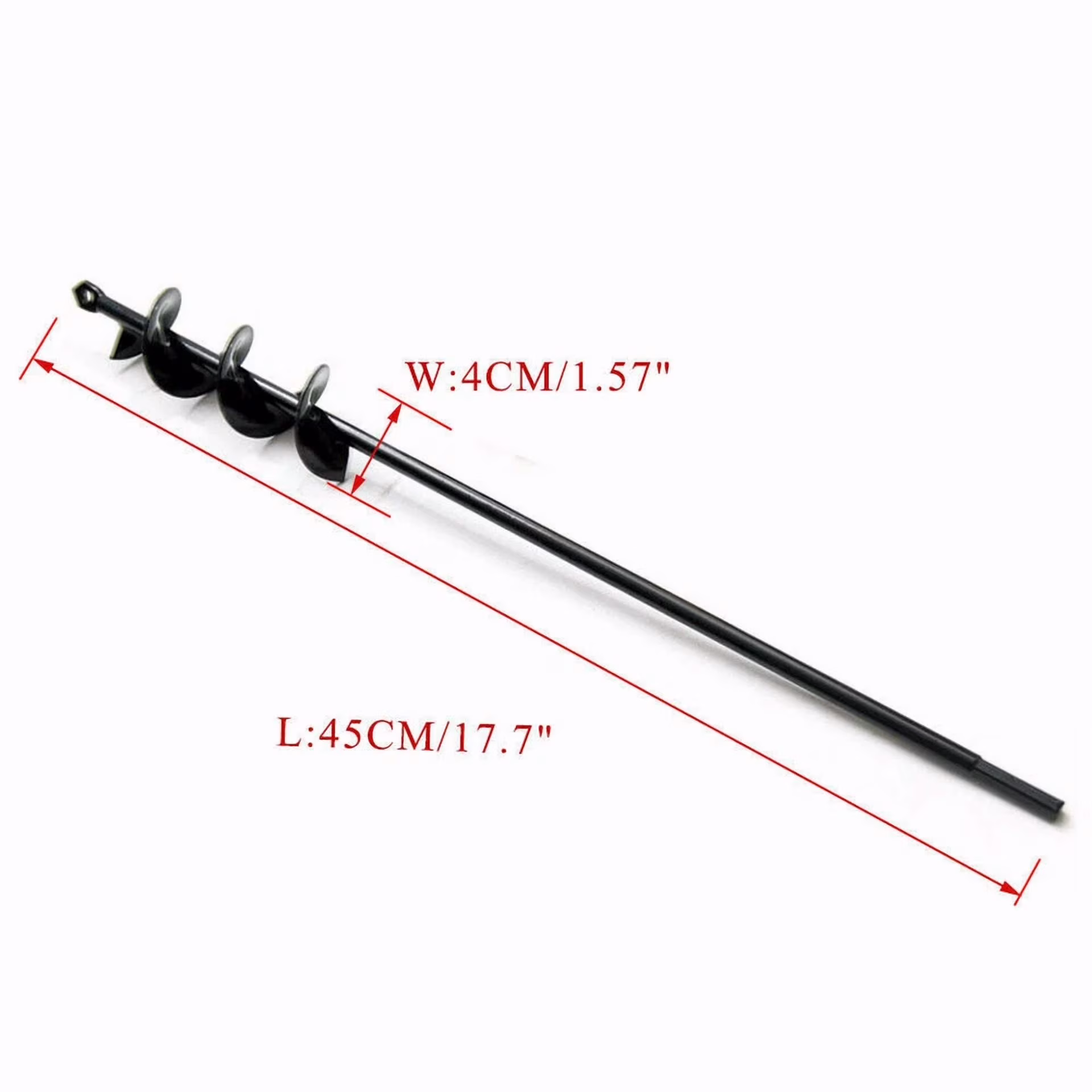 11911a7e86bebce8d8889bb93116b3fced848ef13e4bae2cafeb8d7b0516d3bb PURELY- 18'' Planting Auger Spiral Hole Drill Bit High Hardness For Garden Earth Bulb