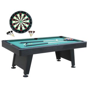 Barrington Billiard 84¡ä¡ä Arcade Pool Table with Bonus Dartboard Set, Green