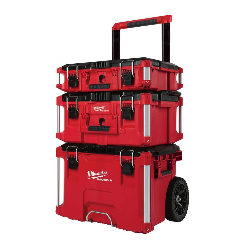 141076abd57368db1806ed69e817acfa747a7ec4797d1a851aa51e455f1febdd PACKOUT 22 in. Rolling Tool Box, 22 in. Large Tool Box and 22 in. Medium Tool Box 8426-8425-8424