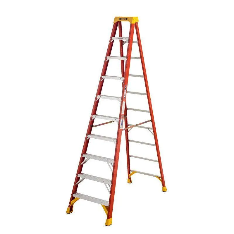 14cf956a2ed2b1b6fb1dfa49d1f9029f529d286081ecdccb49977b61710c9ba3 6210 10 ft. Fiberglass Step Ladder