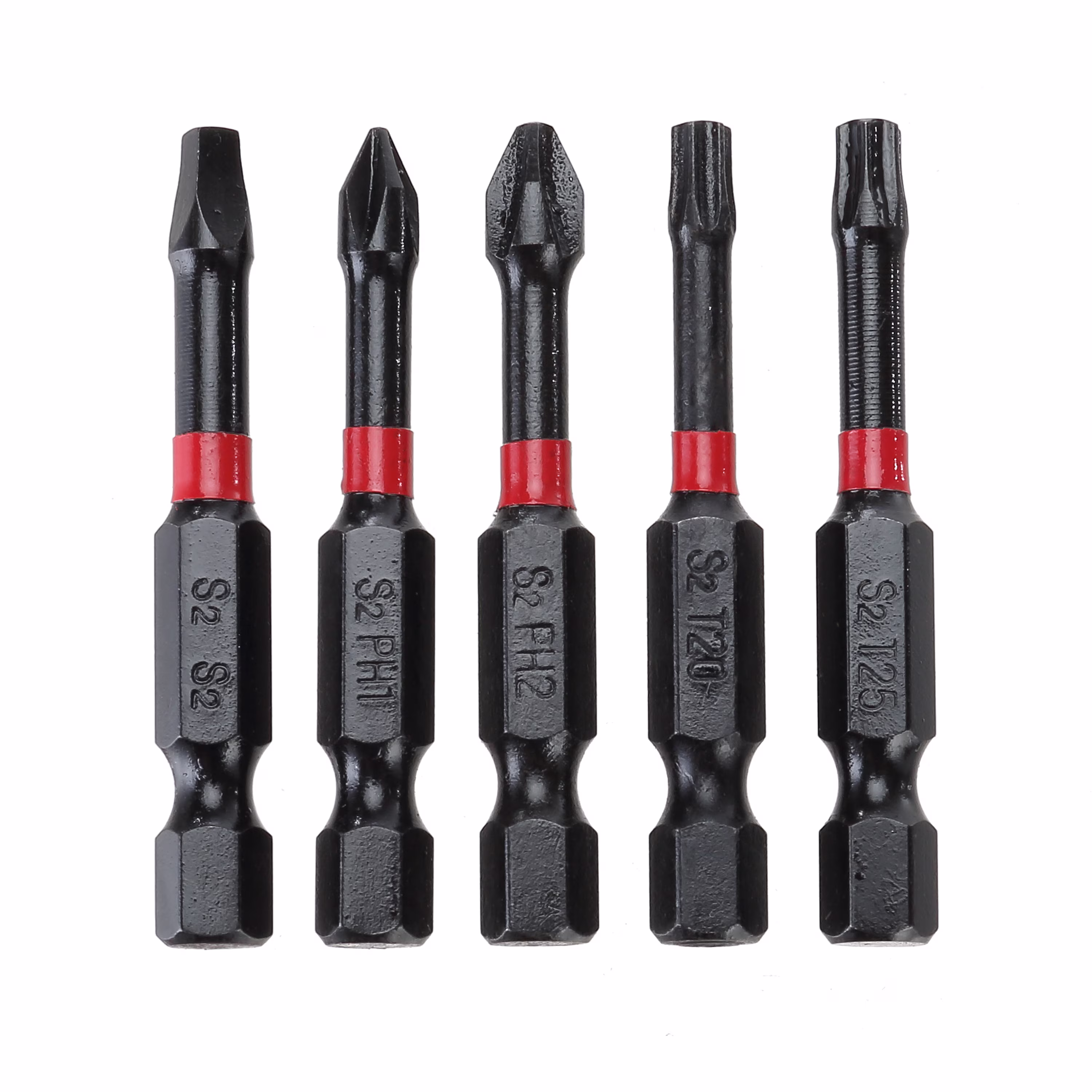 14ff9ea75dcc4a49f2569ddacbf3a321922b1c786044a320e84b195126a33657 Hyper Tough 15 Piece 2" Impact Rated Screwdriver Bit Set