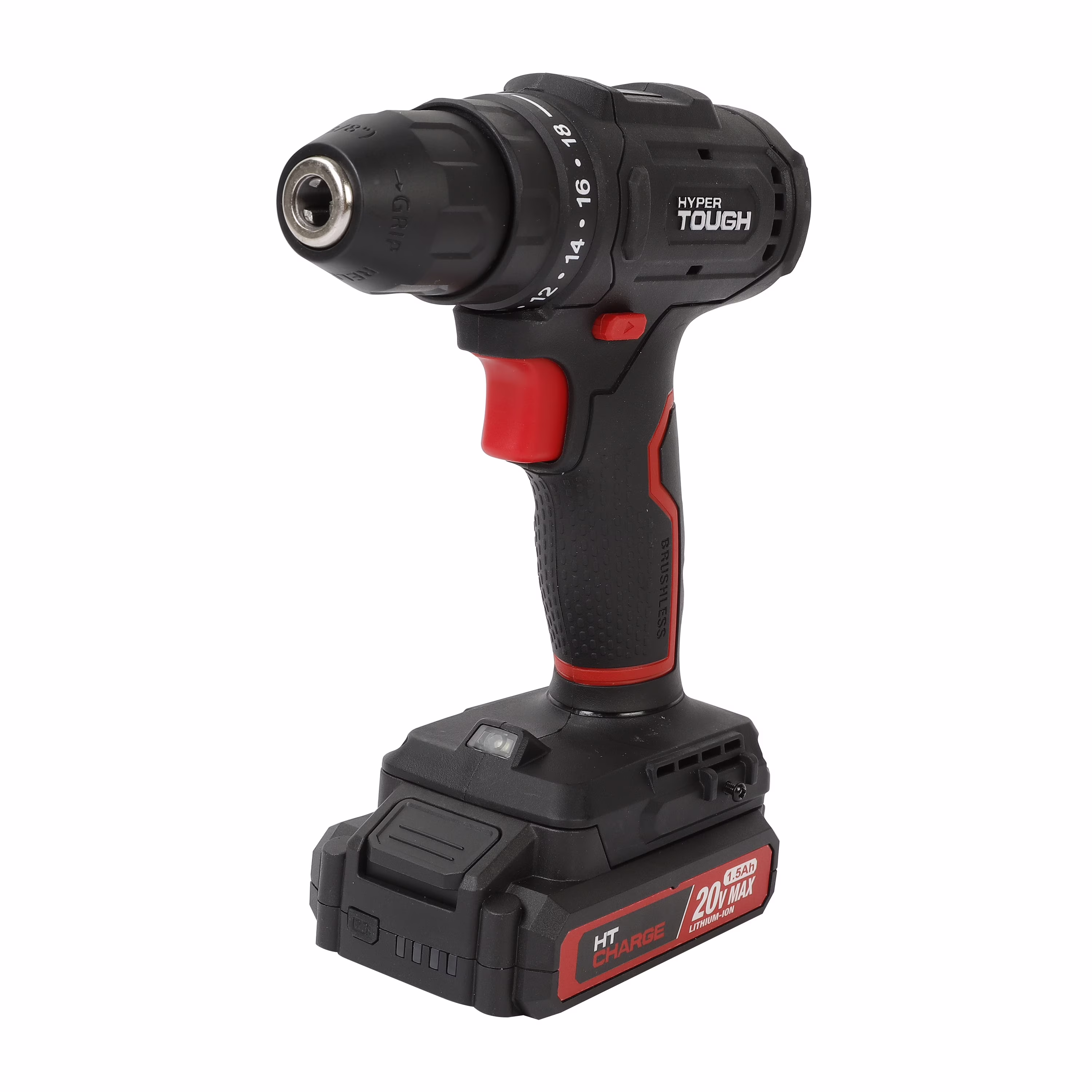 151a03663728fdee496086d4ceddc17cccbdcbc33305c3199bff846c188f1281 Hyper Tough 20V Brushless Cordless Drill with 1.5Ah Battery and USB-C Charging Cable
