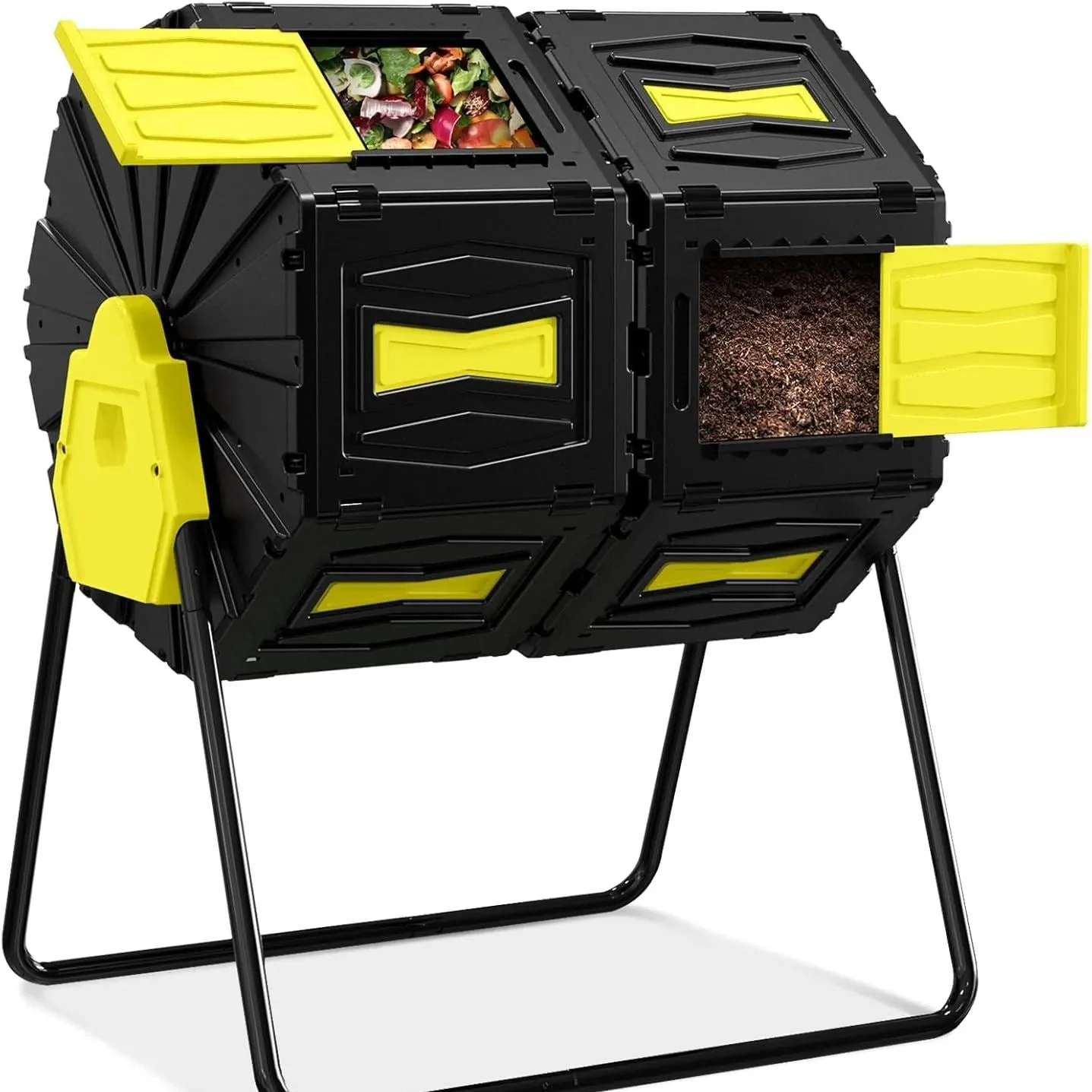 17013464ec56787c30a2c9d5da7774b320d8a4a1c5aed31b0ad956e783b375a5 Easy Assemble Efficient Outdoor Compost Bin 45 Gallon