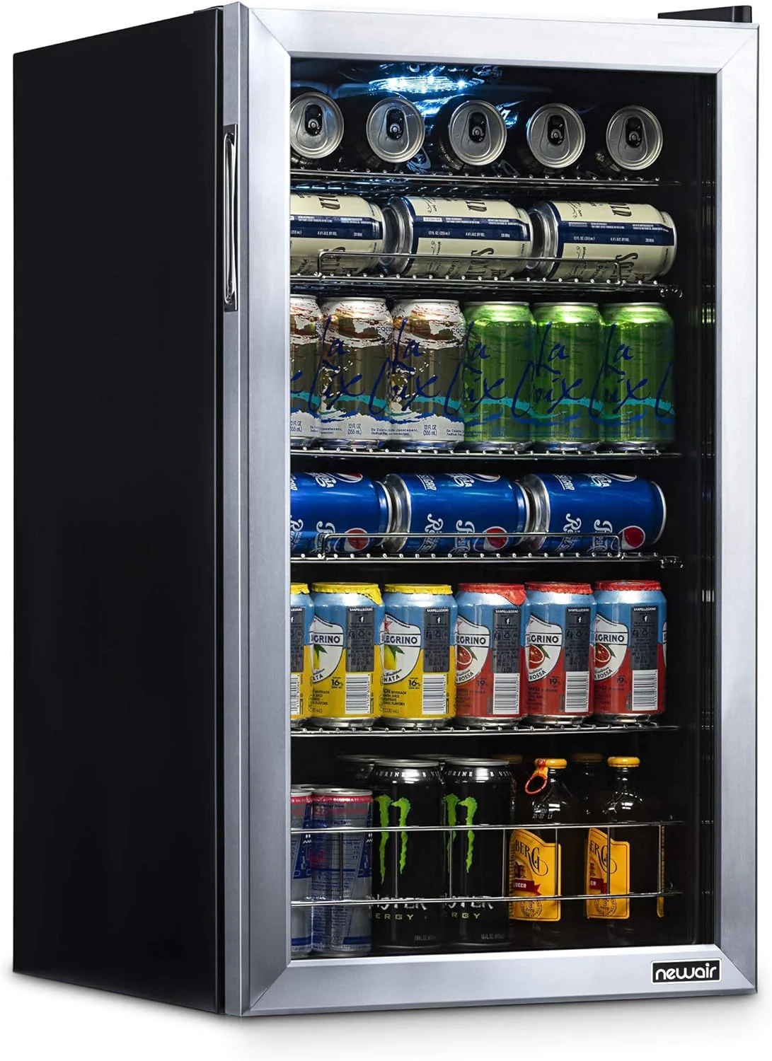 1721d5bc987a3b3f2d0187996fa28fa9ae9b5c78c88ee8a175fd7a208640ea99 Beverage Refrigerator Cooler | 126 Cans Free Standing with Right Hinge Glass Door