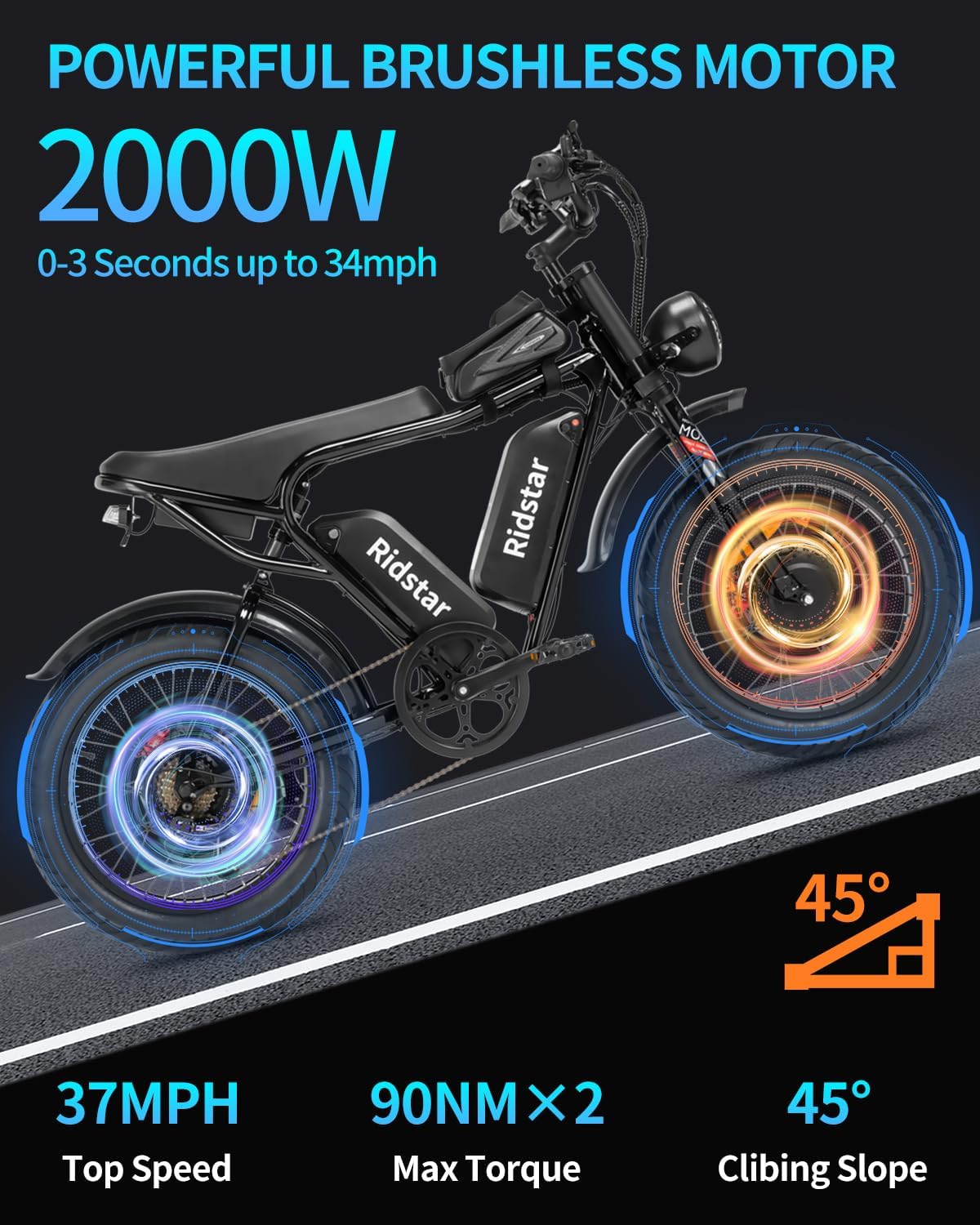 1747753ac8b46efb7af0da149c3d844cd09e4fca4d3444bbf1702037a50111bc Electric Bike for Adults, 1000/2000W, 25-37Mph(Q20-1500W 48V 20Ah)