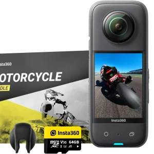 Insta360 X3 Motorcycle Kit- Waterproof 360 Action Camera with 1/2