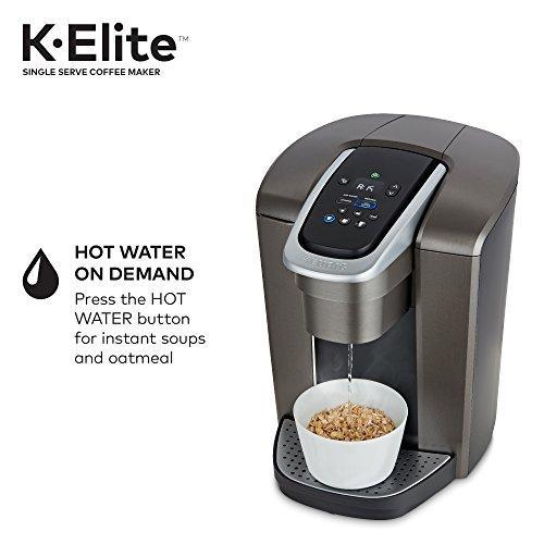 17b2ff3b1477aa3636bd2ada2e9ecb393c8eac24b89788def374b4e7db6b7692 Keurig K-Elite Coffee Maker, Single Serve K-Cup Pod Coffee Brewer, With Iced Coffee Capability, Brushed Slate