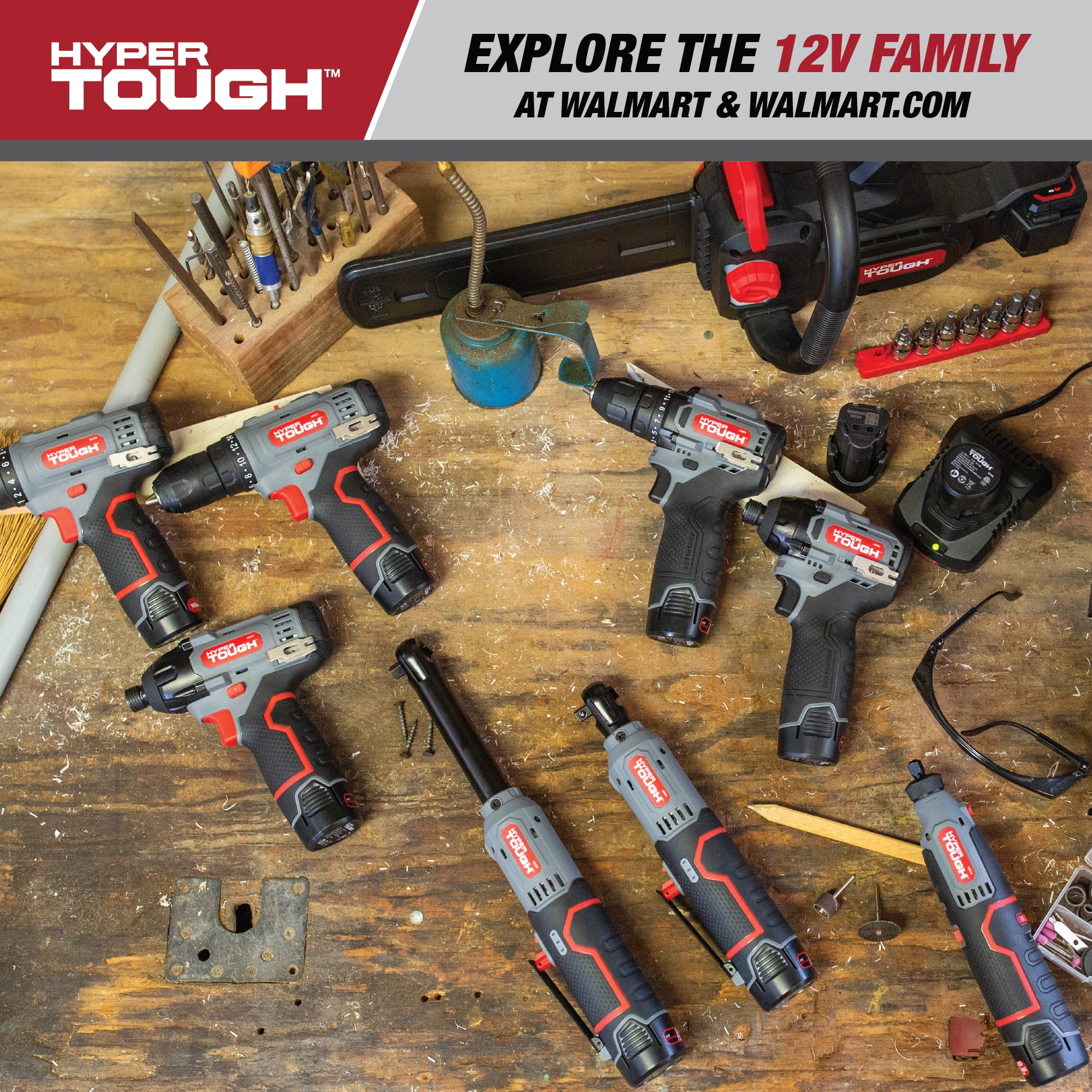 19064d931676bb4b4310fb742be76ce434cbbd417f2e364fefa65f839212217f Hyper Tough 12V Max Cordless Brushless Impact Wrench with 4.0Ah Lithium-Ion Battery and Charger, 225 ft-lbs Torque