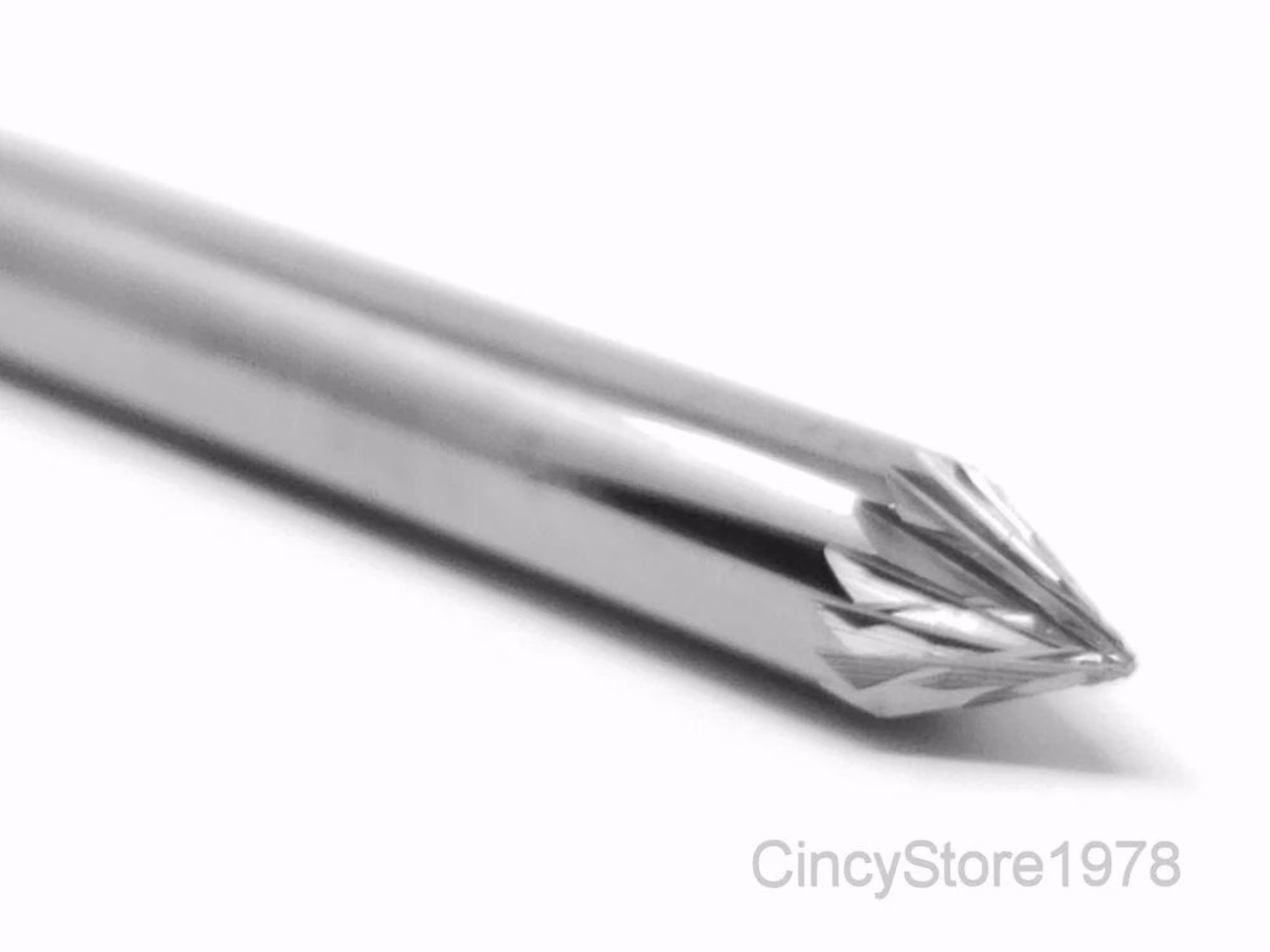 KLYNE - Sj1D Cone Shape Tungsten Carbide Burr Bur Cutting Tool Die Grinder Bit 1/4" New