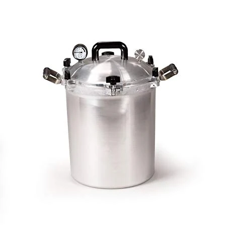 1ae62075b4e55cd666da79aed707306e960f95549a40ce5129da37babad176fb All American 930 Canner Pressure Cooker, 30 qt, Silver