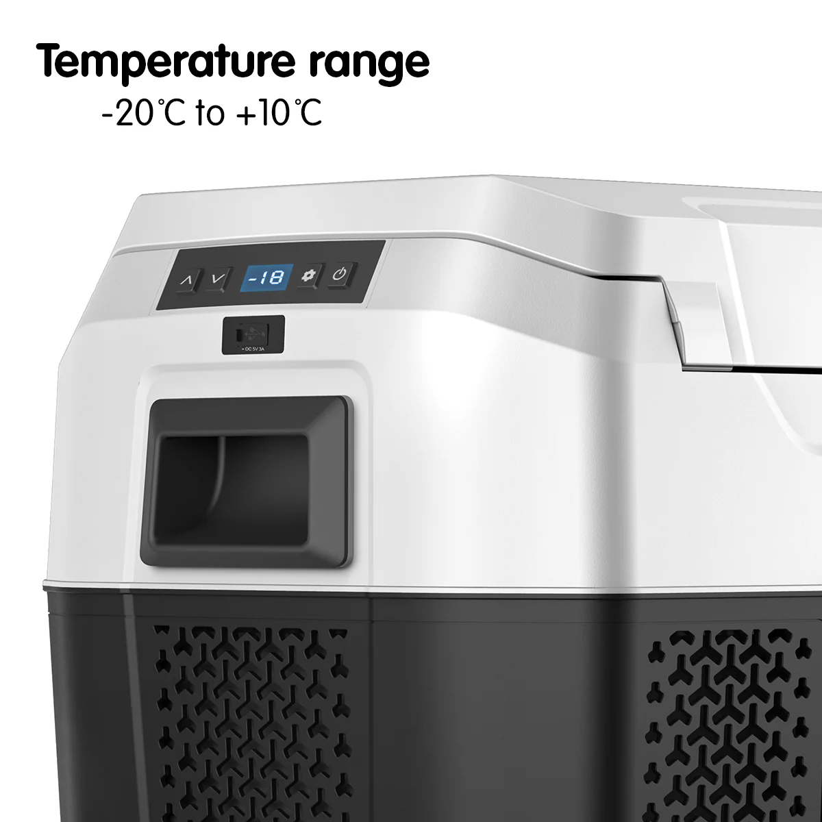 1b827a0fe132f0c0e0b13658121a8c697569556295e9ae4e72797dafb947f0da Kolner 20l Portable Fridge Freezer Cooler 12/24/240v Camping Refrigerator Black