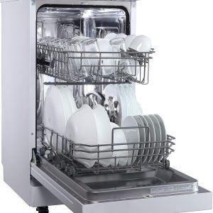 Portable Dishwasher, 18in Wide, 8 Place Settings Capacity, White