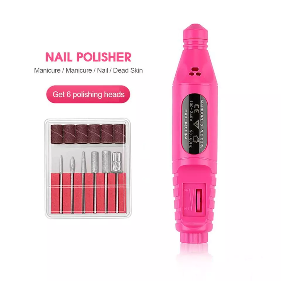 1d0f5668179e7947b0f65774a84a40af034873dc9ba4b0a1e65b8c2c490c63e6 Electric Drill Nail File Acrylic Art Bits Manicure Pedicure Portable Machine Kit