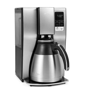 Mr. Coffee 10-Cup Programmable Coffee Maker, Insulated Thermal Carafe(Stainless Steel/10 Cup Thermal Carafe + Strong Brew)