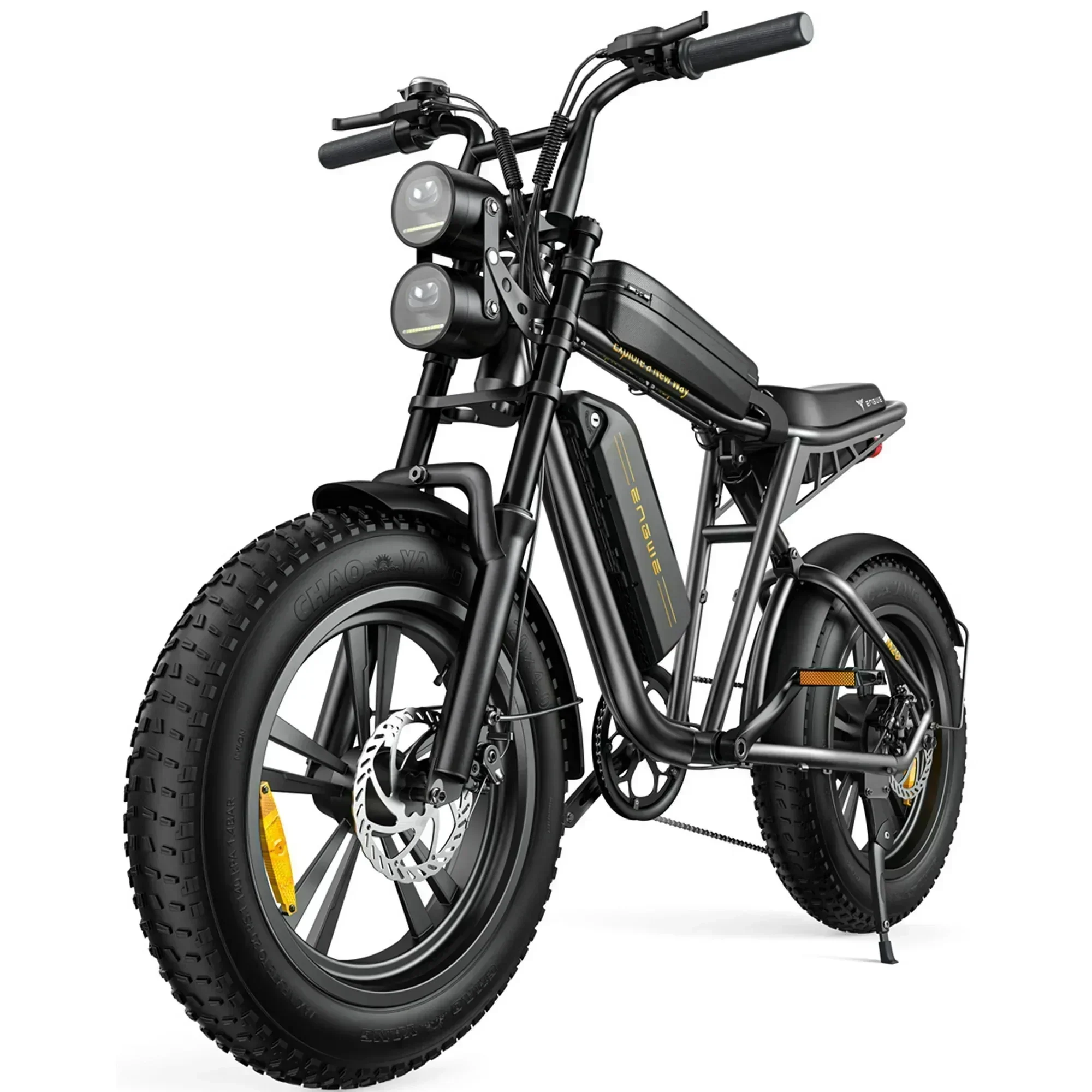 1f43adbff59b0a2296e278a86da3392a5707897931717db42e4fdd96c008d717 1000W Electric Bike for Adults, Retro-Style, 28mph, 94 Miles Range, 20¡ä¡äx4.0¡ä¡ä Fat Tires, Full Suspension, UL Certified