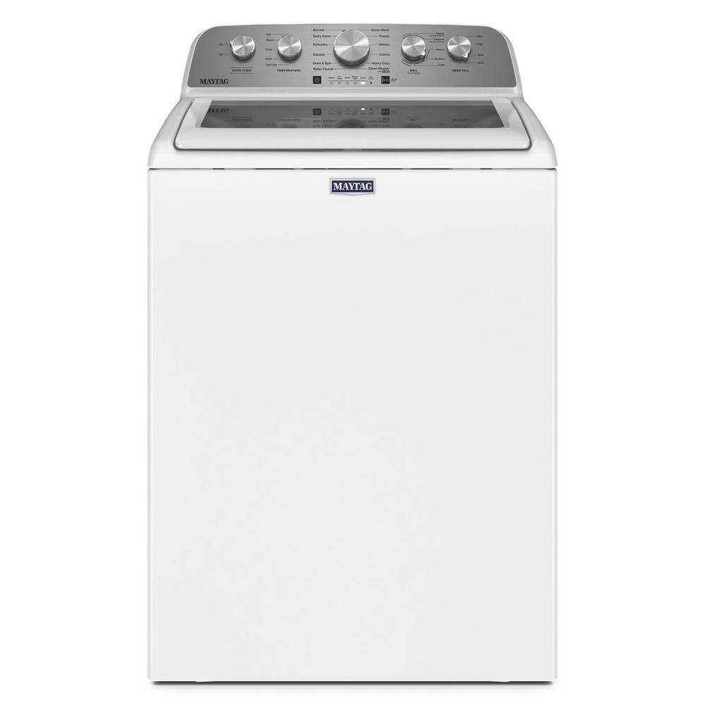 1f51aa9af81e291336dd78ab2b498abdeabbe54747662169efdf3f80ef7e254a 2025 4.8 cu. ft. Top Load Washer with Extra Power Boost, White ¨C MVW5430MW