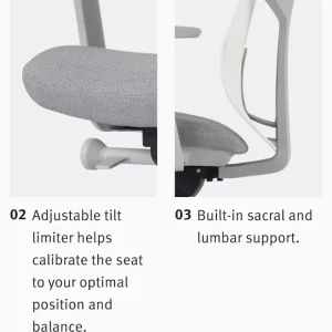 Verus Task Chair(Interweave 2/Mineral/Grey Brindle)