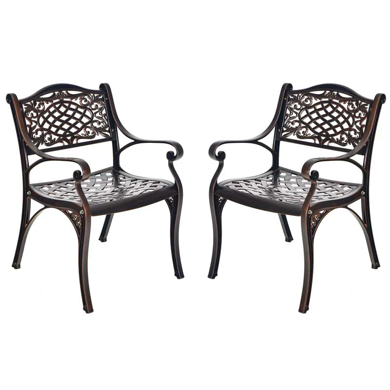 1fe3ab8933f3dc2160162f7ef02225a83f2c6b5d39443a1a7b0f0322104dca73 2/4Pcs All-Weather Cast Aluminum Chairs with Armrests Curved Seats, Outdoor Dining Chairs Patio Bistro Armchairs(2Pcs)