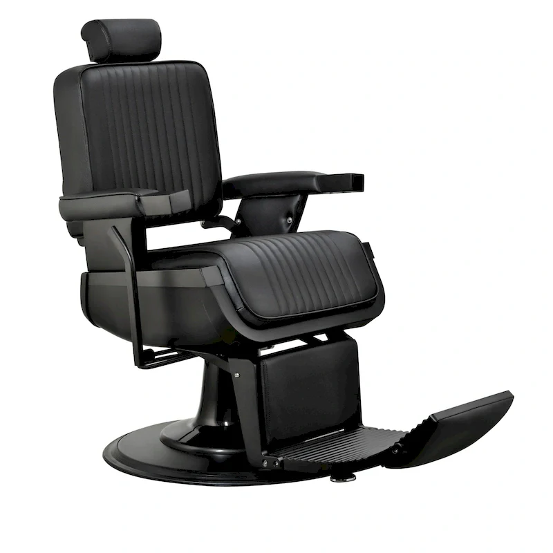 20bc1ee1019909f7cdae58408e3f8d255ab81816ed844da60c008bc2675fd446 JAXSON Heavy Duty Barber Chair Reclining Hydraulic Barbershop Chair, Black Frame(Black)