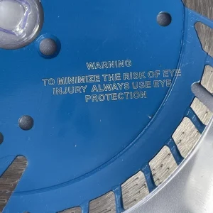 KLYNE - 6'' Dry Diamond Turbo Saw Blade Cutting Disc For Angle Grinder Concrete/Bricks