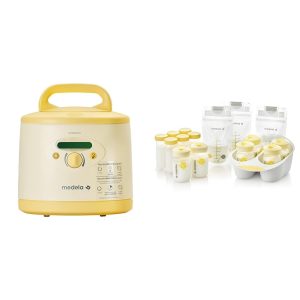 Breast Pump, Hospital Grade Breastpump, Single or Double Electric Pumping, with Initiate and Maintain Programs for Breastfeeding Support or Exclusive Pumping(Breast Pump + Breastmilk Organizer/Symphony Plus)