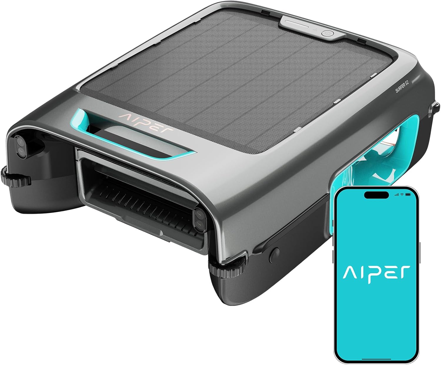 229be30beece4b3a757514397647e18dd5b179cd4db47dc561bb962f3578e3f2 Solar Pool Skimmer with APP Support, 24/7 Cleaning, Dual Charging Modes, Smart Obstacle Avoidance, Ideal for All Swimming Pool Types(Blue)