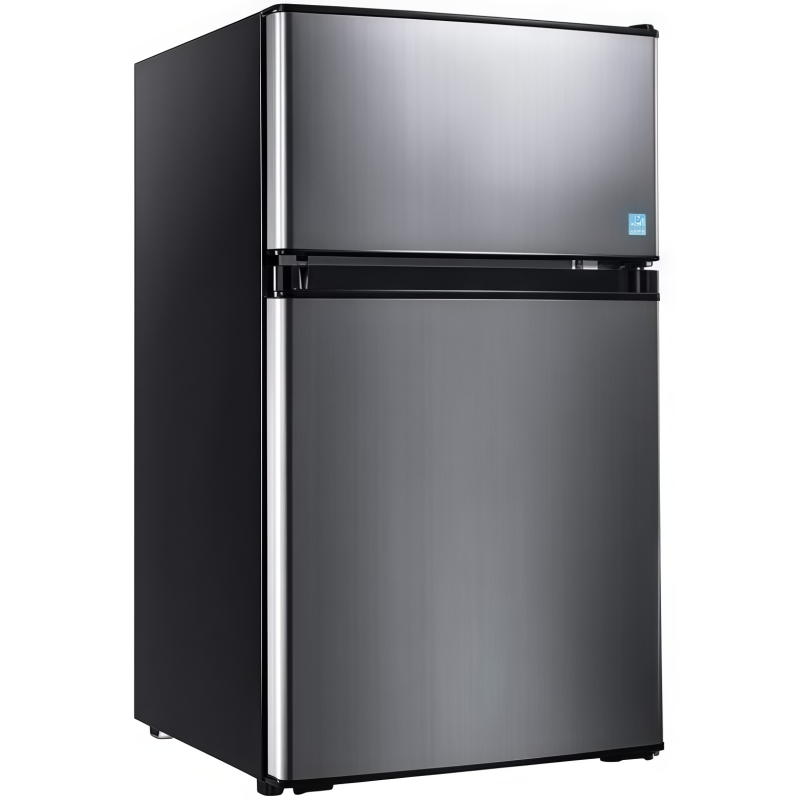 234a9e1f10408b06385fec1ab93982c0f98f2a57bf03977c4513b62203d4951e Mini Fridge with Freezer, 3.1 Cu.Ft Small Refrigerator, Compact Refrigerator with LED Light(Default/ONESIZE)