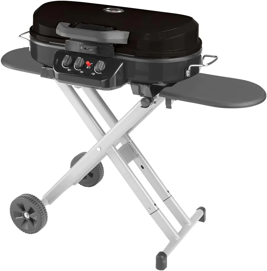 23535d0a96da5c59da186fcfbf908e2453105a3d73997bb3ae4abf6d2a142d71 RoadTrip 285 Portable Stand-Up Propane Grill, Gas Grill with 3 Adjustable Burners