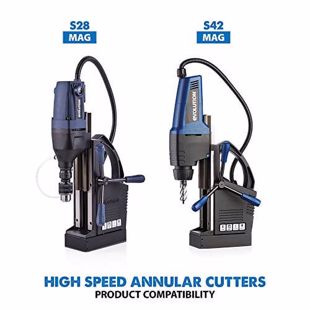 23cd9e419bcc667be58a3f71f7cdbb7d426cf31c52033fb36b16efbe0c46d6a8 Evolution CC112 1-1/8-Inch Diameter x 1-Inch Depth of Cut Cyclone High Speed Steel Annular Cutter