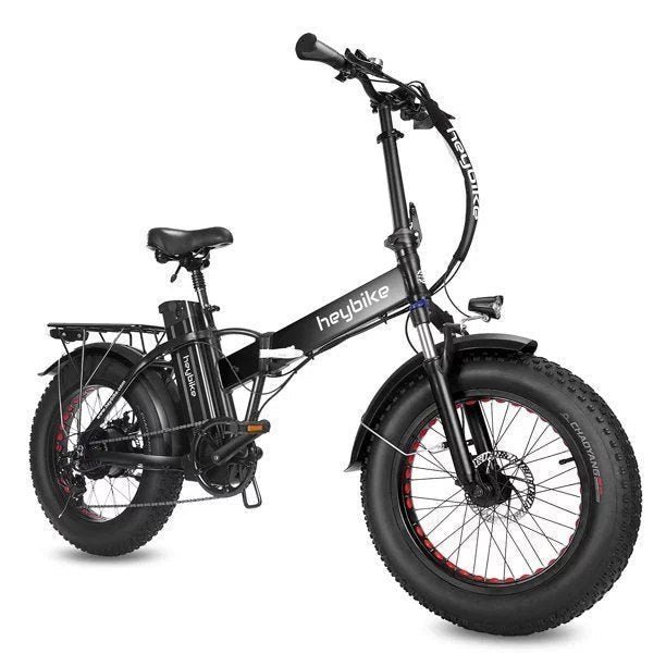 24673dae5b5c6e66f69e502ed9ec145bbac2885a4c037f2cd9df9d86008f2ef0 Heybike Mars Electric Bike Foldable 20 X 4.0 Fat Tire Electric Bicycle with 500W Motor 48V 12.5AH Removable Battery Shimano 7-Speed and Dual Shock
