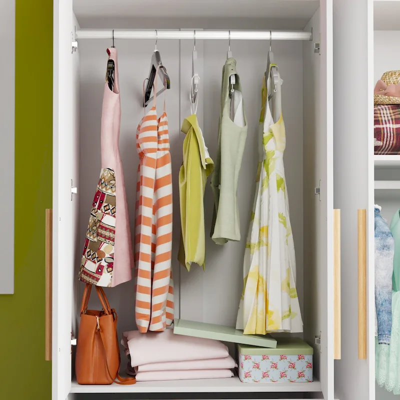 25d034584d5e3b2d9dd8c2467f5d63a6481c258e2869a6f0ff4a94a93d90d546 63 Wide Large Freestanding Armoire Wardrobe Cabinet with Drawers(White)